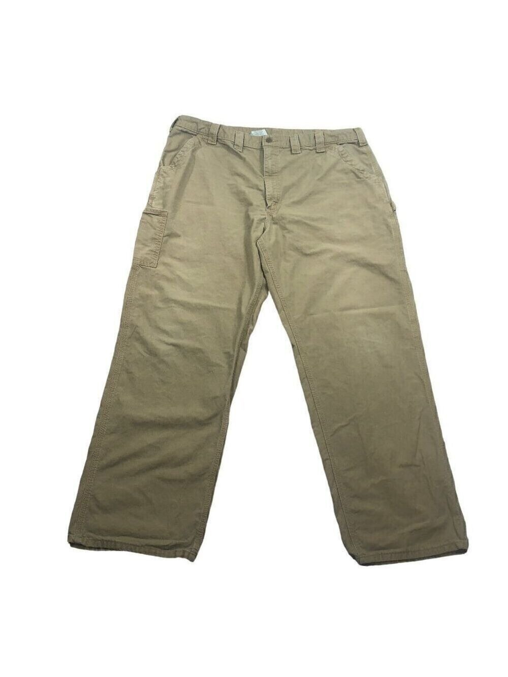 Carhartt Men's Original Dungaree Fit Khaki Pants Size 44x34